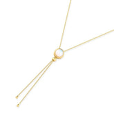 PINGENTE TREND DOURADO PEDRA NATURAL